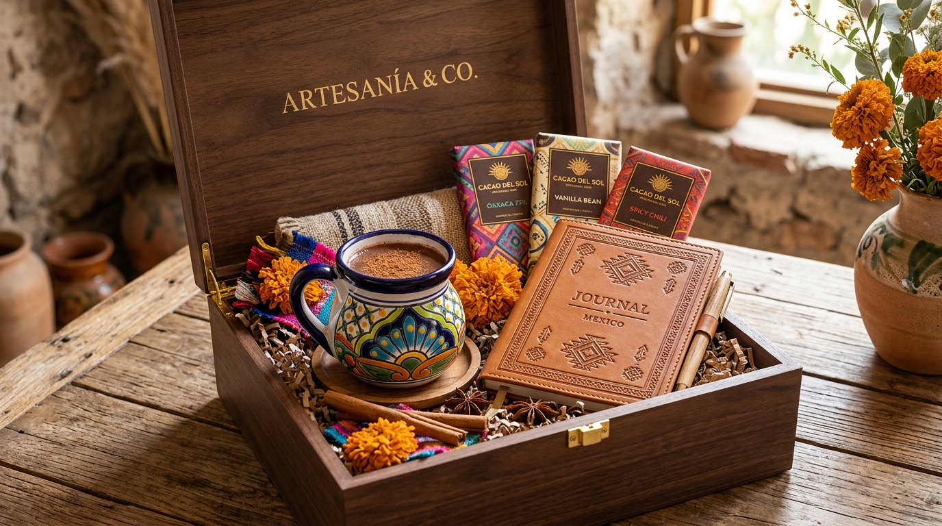 Tlpinx Caja Artesanal Mexicana de Lujo